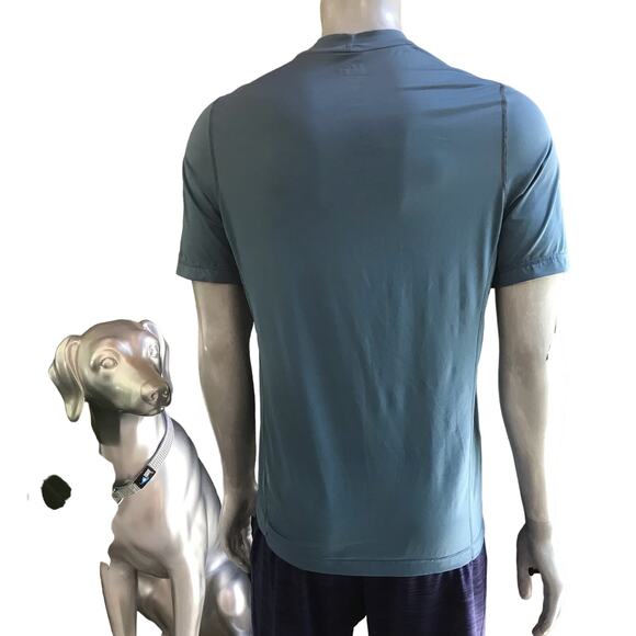 REI Blue Short Sleeve Athletic Shirt Men's Size Medium - Picture 3 of 6